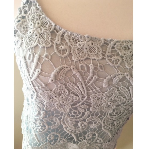 Urban Outfitters Lace Blue Top - Picture 3 of 4